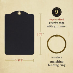 Regular Tags Black – Graphic 45 Papers