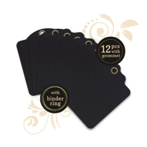 Artist Trading Tags - ATC - Black