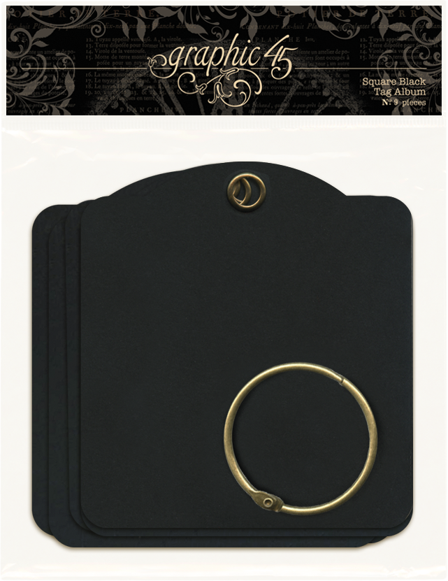 Square Tag & Clock Dies — Waterfall Tag Album Bundle