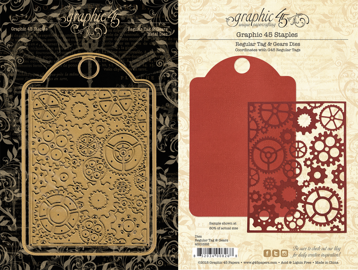 Regular Tag & Gears Dies