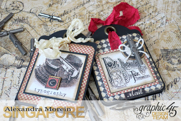 Communique Chain Box Tutorial by Alexandra Morein Product by Graphic 45 Photo 10