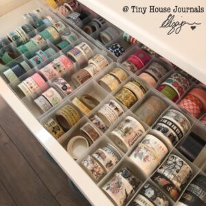 washi tape, craft storage, organization ideas