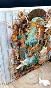 Voyage Beneath the Sea Canvas Mixed Media