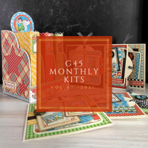 Graphic 45, Club G45, G45 Card Club, Vol 7, Mother Goose, Bookcase, Brag Books, Cards