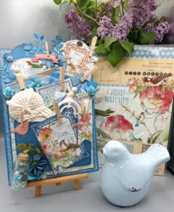 bird watcher, graphic 45, loaded envelope, boule de scrap