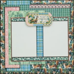 Woodland Friends, Scrapbook Layout, Lea, Graphic 45