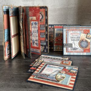 Club G45, G45 Card Club, Vol 5, monthly kits, catch of the day, folio, card set, pop up, passport holder