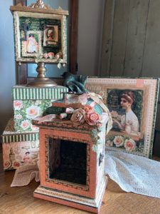 Graphic 45, Portrait of a Lady, Home Decor, Jewelry Box, Album, Boxes