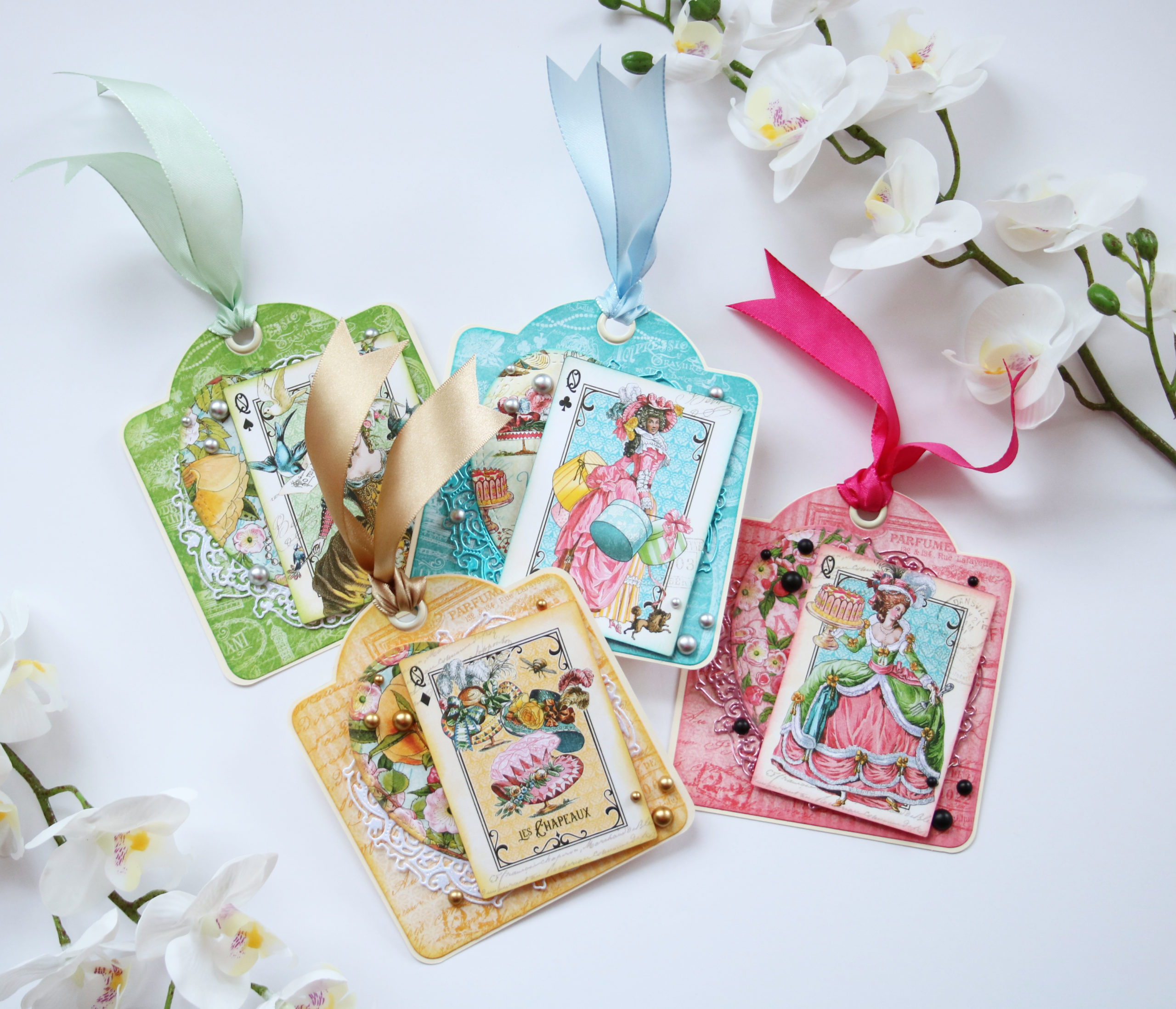 Graphic 45, Ephemera Queen, Tags, tag set