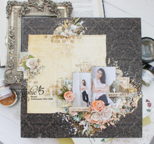 Mixed Media Layout, Shabby Chic, Marina Ignatova, #G45Selfie