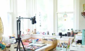 Aya El, Craft Room Tour, Graphic 45, Craft Storage