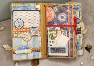 Graphic 45, Catch of the Day, Travel Journal, Jenn DuBell