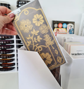 Graphic 45, metal die storage, Anna Sigga, Tips