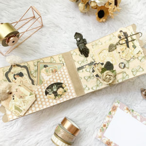 Graphic 45, Le Romantique, Pocket ALbum, Scrapbook