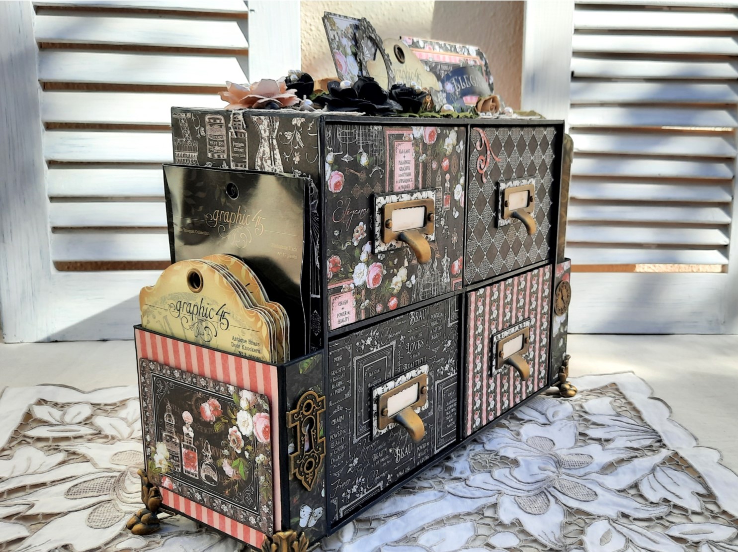 Graphic 45, Craft Storage, DIY Organizer, Cecilia Zertuche