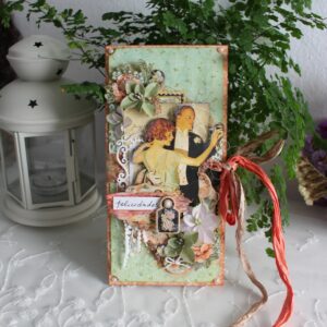 Graphic45, slimeline, card, le romantique, Teresa Cruz