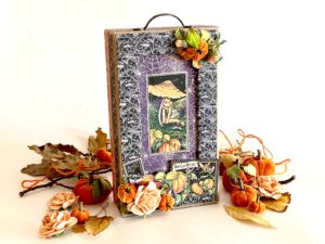 Graphic 45, Autumn, Shadow Box and Album, Lena Astafeva, Midnight Tales