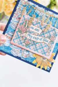 ALice's Tea Party, Greeting Cards, Easy Card Tutorial, Graphic 45, Aya El