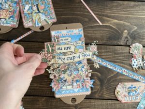 Alice's Tea Party, Upside Down Tag Album, Graphic 45