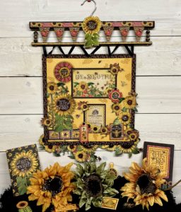 Let it Bee, Wall Hanging, Paper Beads, Kristine Woods, Graphic 45