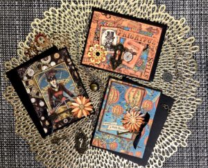 Steampunk Spells, Graphic 45, Flip Top Card, Kristine Woods