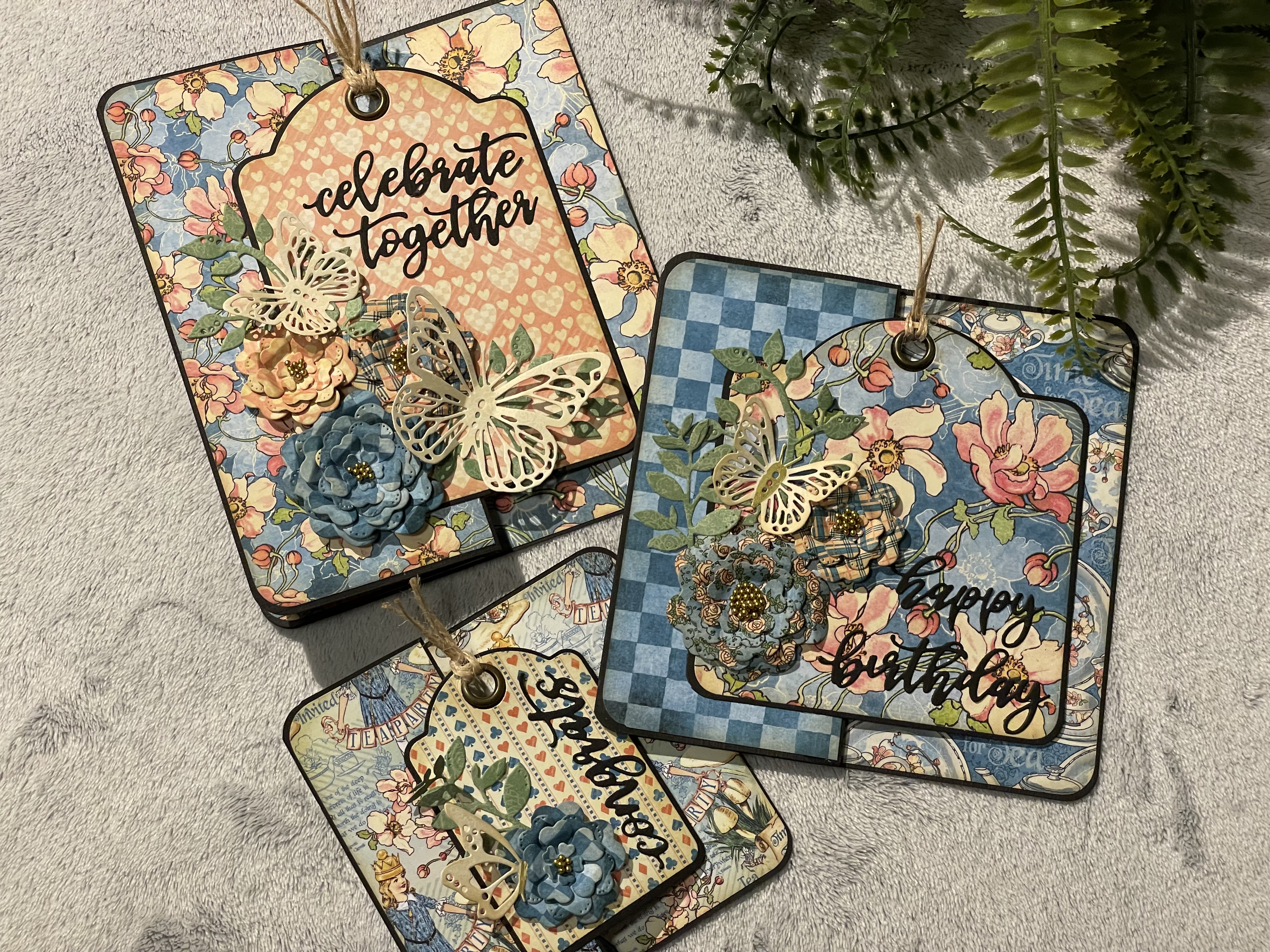 Alice's Tea Party, Birthday Cards, Linda Roos