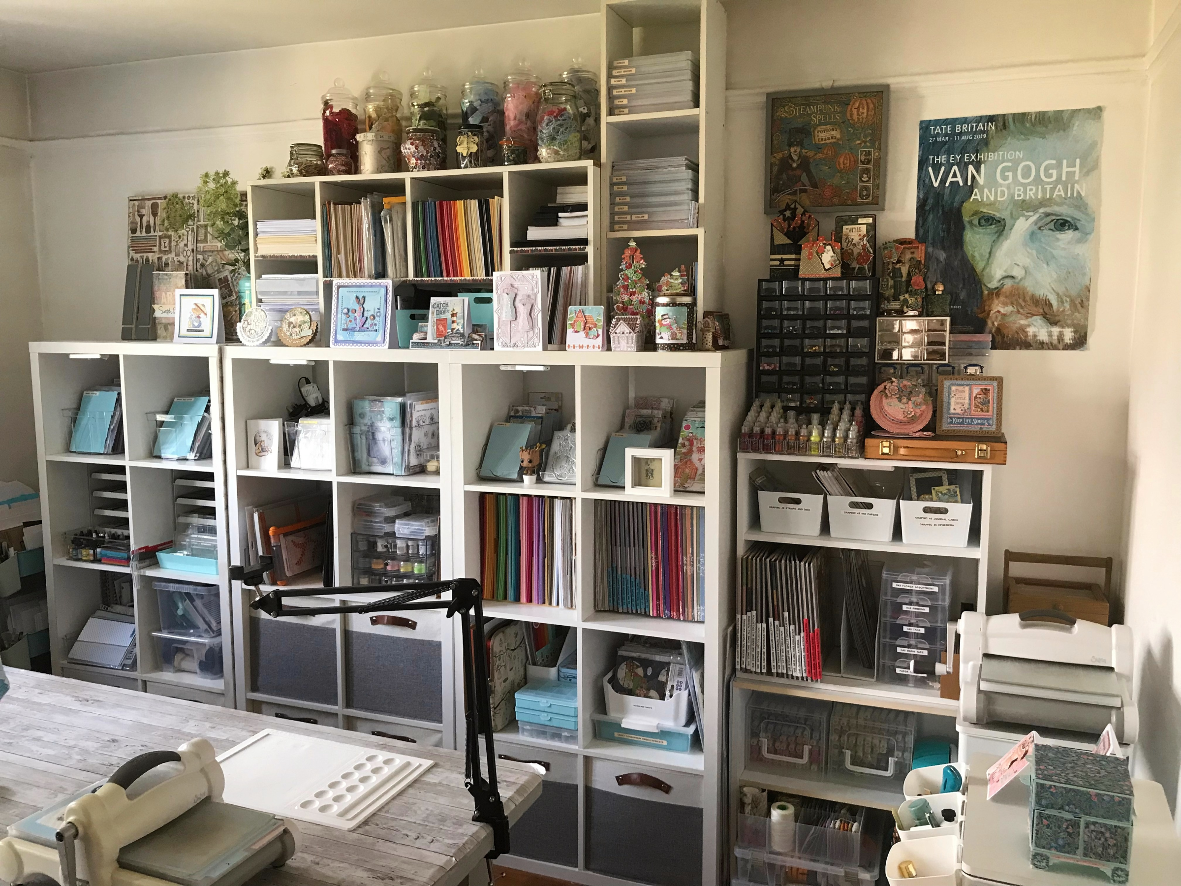 Craft Room Tour, Elisabeth Hogarth