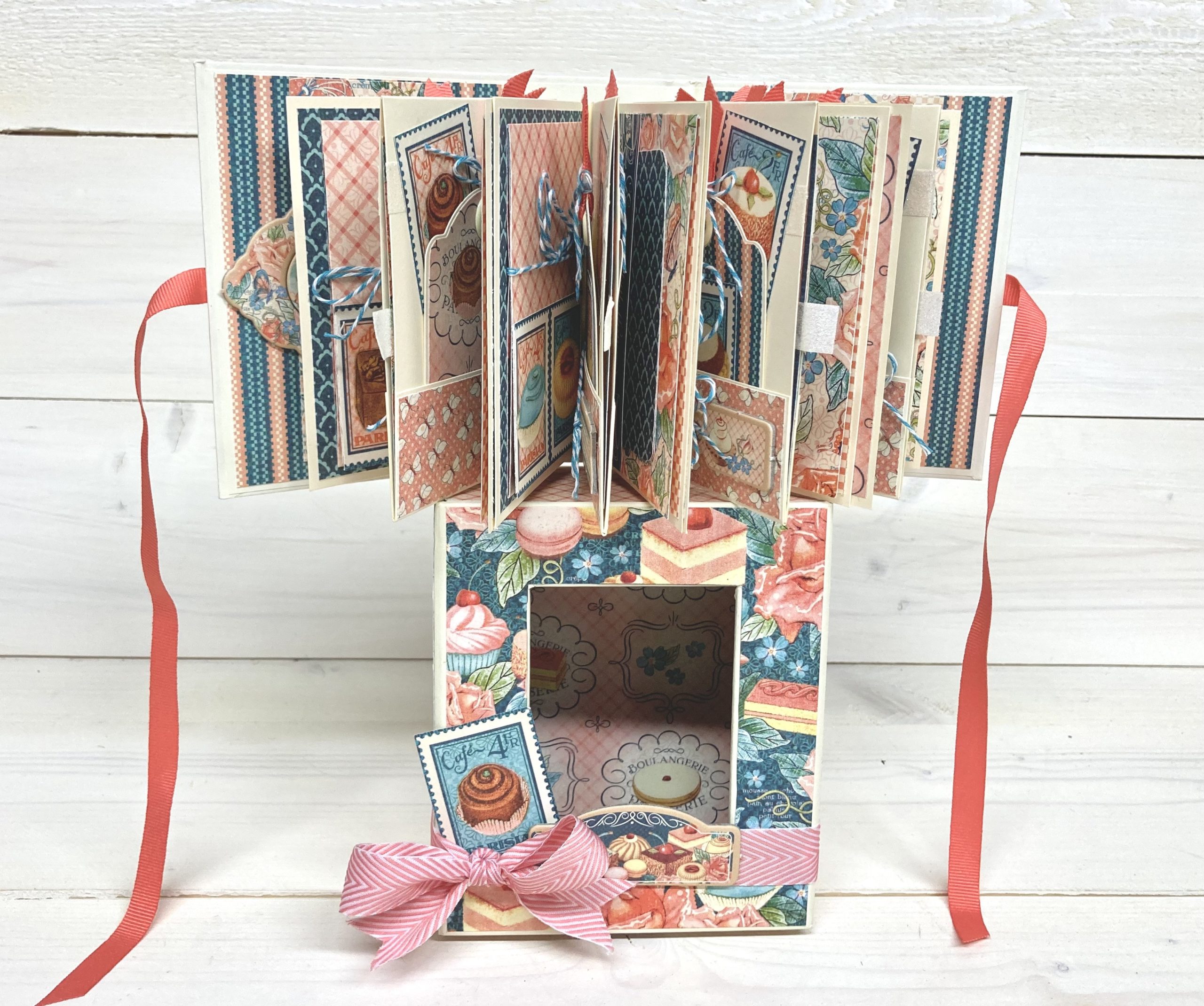 Cafe Parisian, ATC Album, Matchbook Box, Kristine Woods