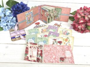 Flower Market, 12 Month Mini Album, Kristine Woods, Graphic 45