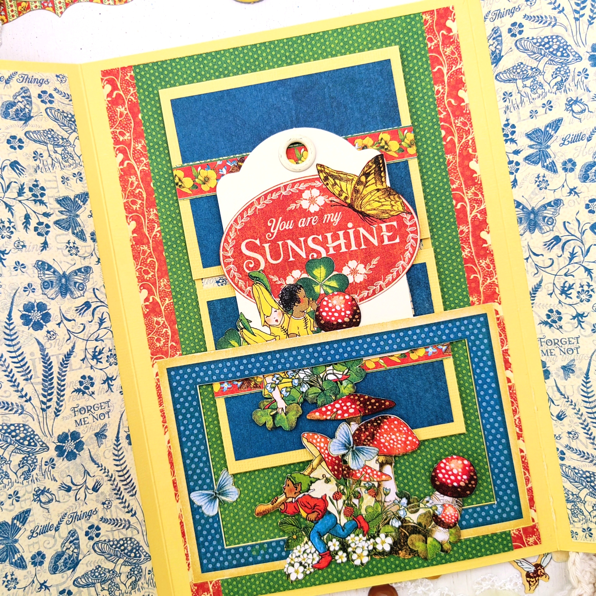 Double Sliding Tag Card Tutorial – Graphic 45 Papers