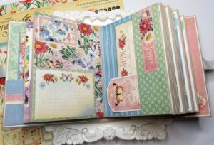 Flower Market, Mini album, april, Jenn DuBell, Graphic 45