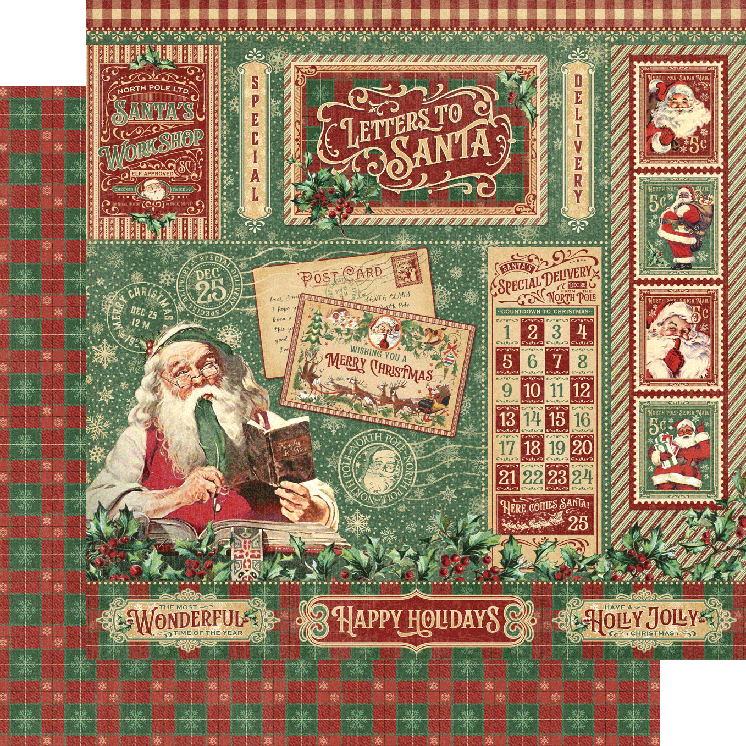 Letters to Santa 12×12 Collection Pack with Stickers