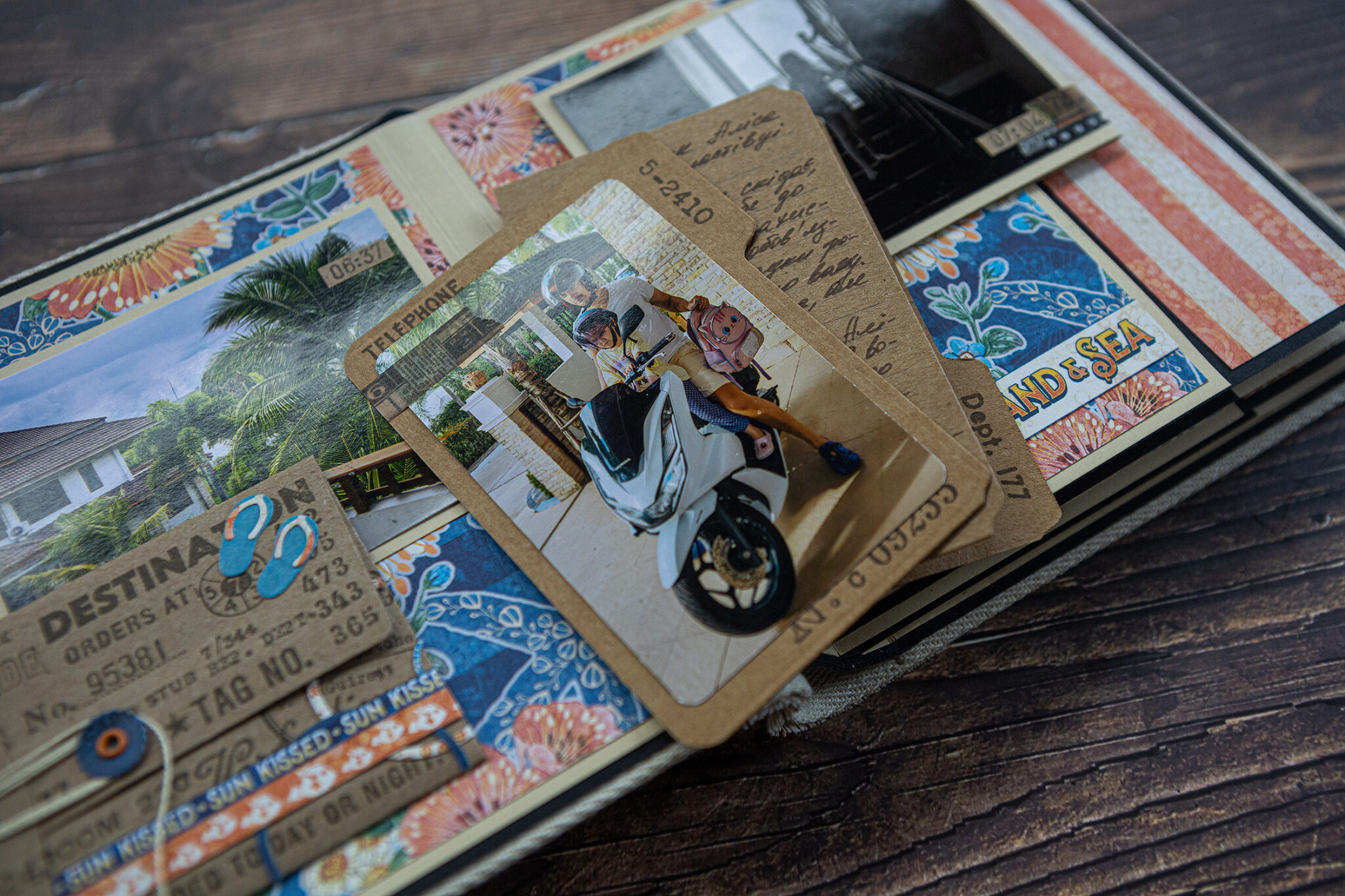 Paradise Mini Album Tutorial – Graphic 45 Papers