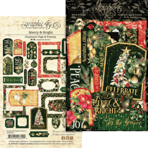 Merry & Bright Chipboard Tags & Frames