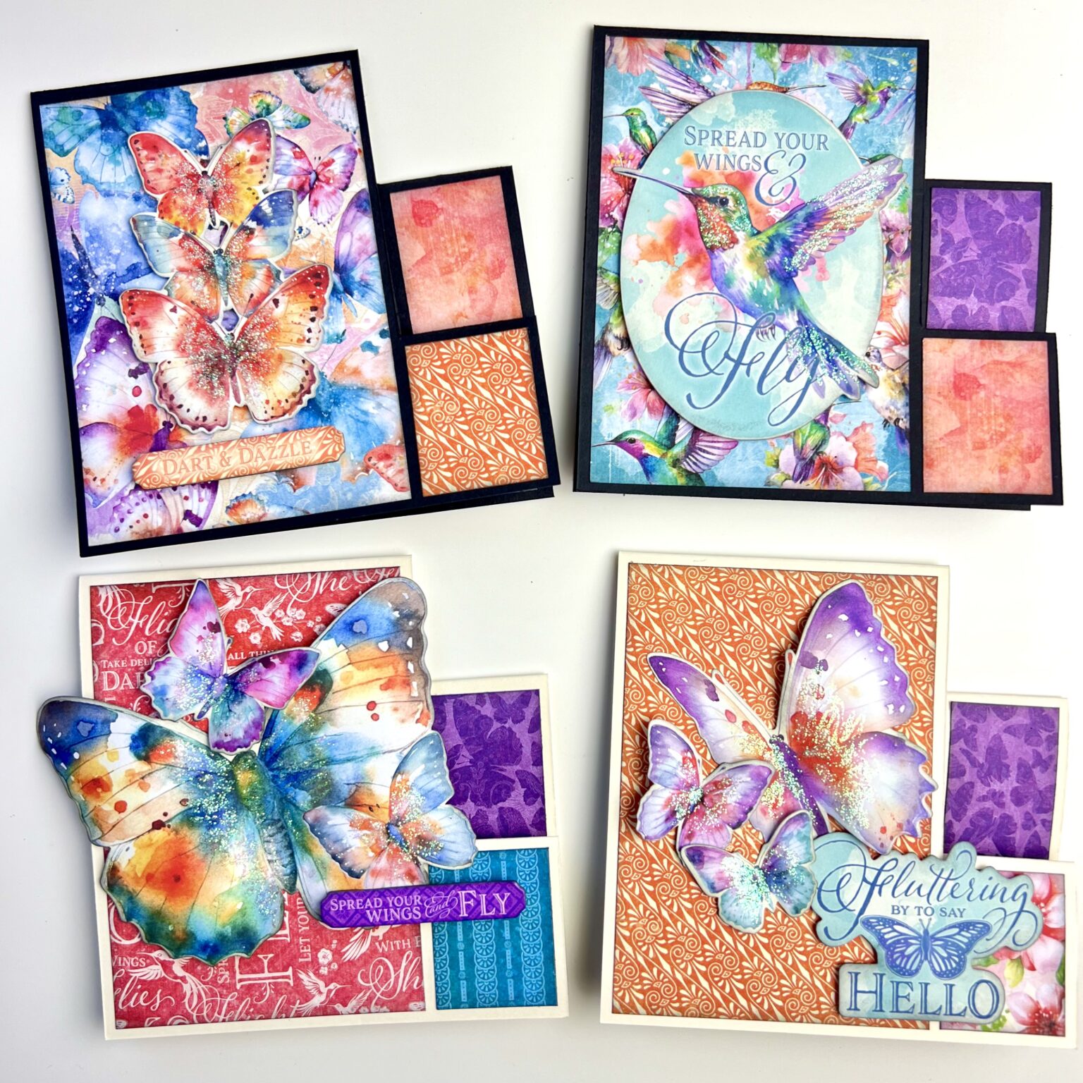 Elevate Your Card Making: Stair-Step Cards with G45’s Flight of Fancy ...