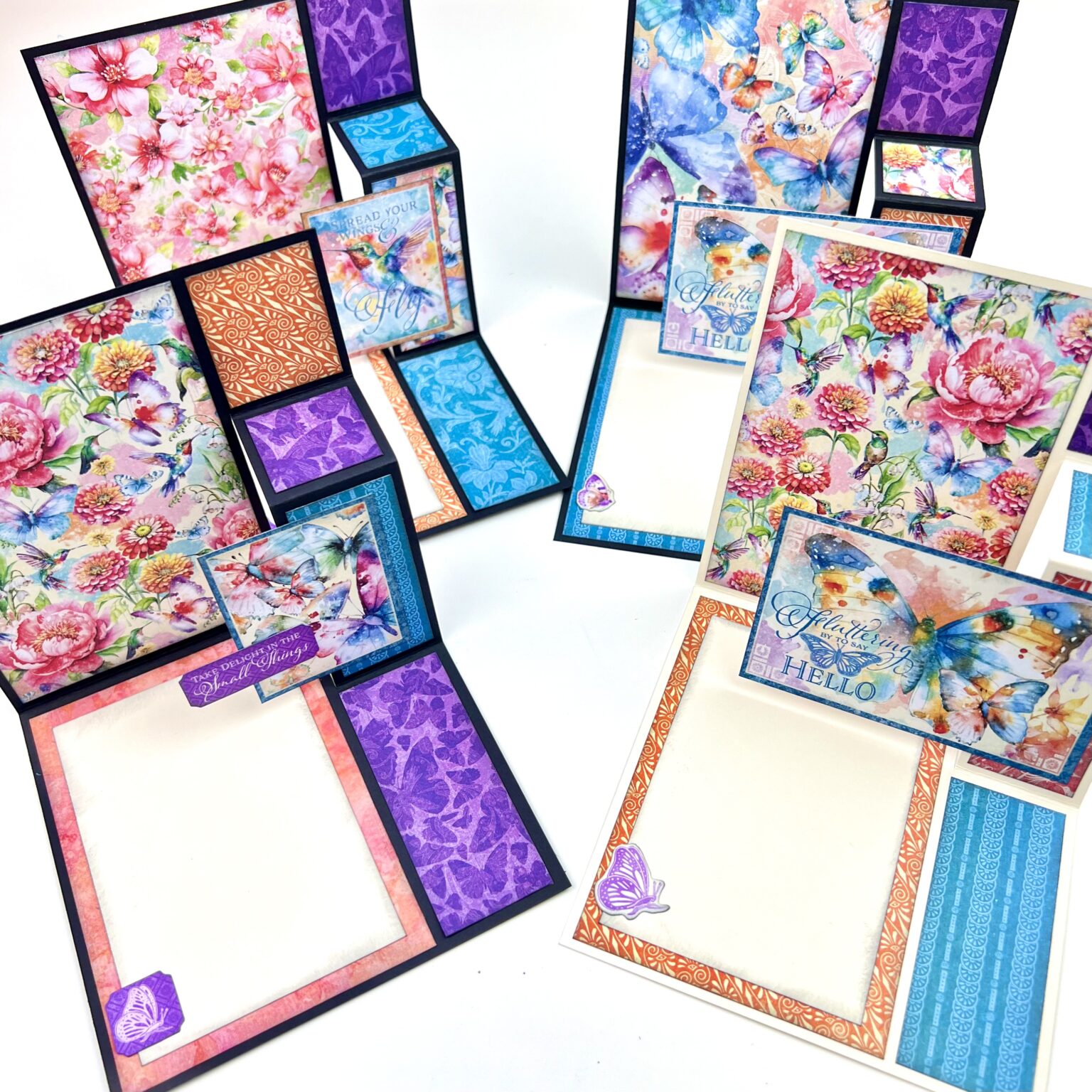 Elevate Your Card Making: Stair-Step Cards with G45’s Flight of Fancy ...