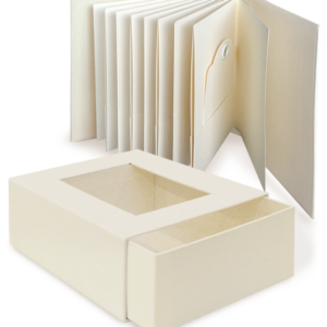 ATC Album with Matchbook Box — Ivory