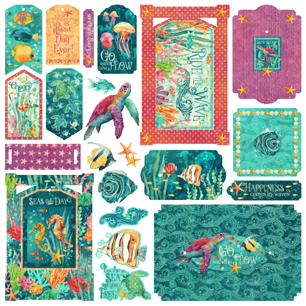 Seas the Day Album Kit – Graphic 45 Papers