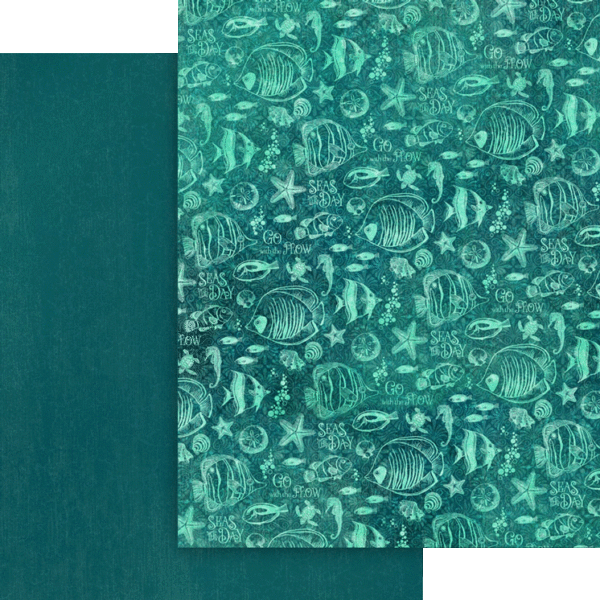 Seas the Day 8.5 x 11 Patterns & Solids Pack – Graphic 45 Papers