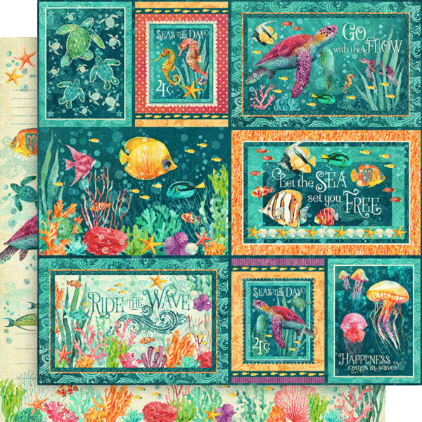 Seas the Day 8×8 Collection Pack – Graphic 45 Papers
