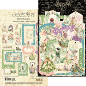 Fairy Boutique Chipboard Pieces, Tags & Frames