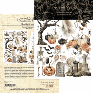 Ghostly Greetings Rub-on Transfers
