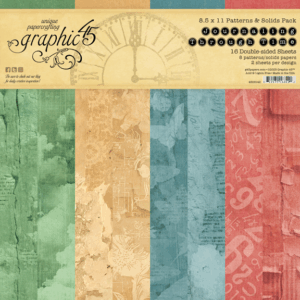 Journaling Through Time 8.5 x 11 Patterns & Solids Pack