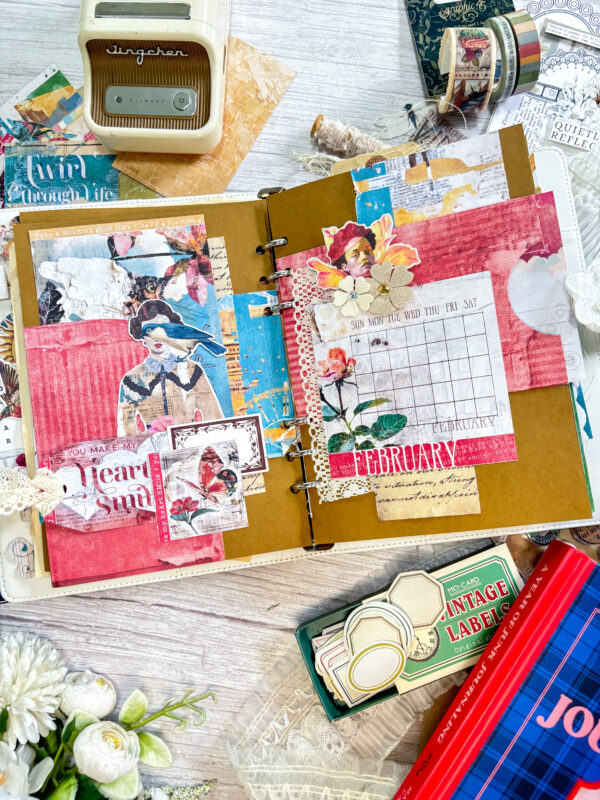 Junk Journal Your Way Through the Year! A Calendar Keepsake Album