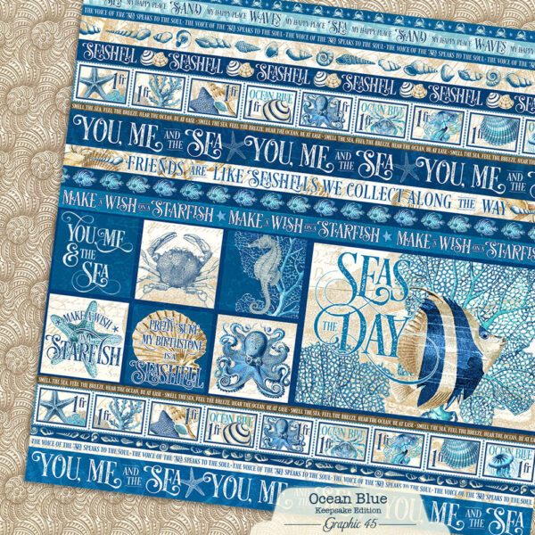 Ocean Blue — Keepsake Kit with Exclusive Metal Die-Set – Graphic