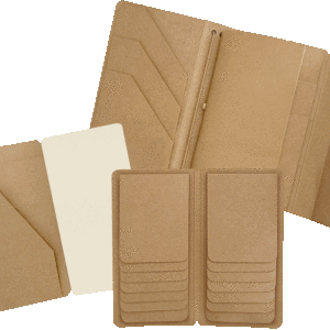Travel Album with Inserts - Waterfall Folder & Journaling Notebooks — Kraft