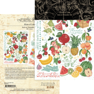 Slice of Life Rub-on Transfers
