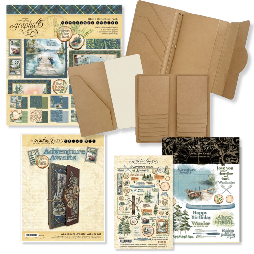 Album & Card Kit Combo ~ Subscription – Graphic 45 Papers
