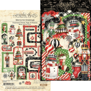 Merry-ful Greetings Chipboard Pieces, Tags & Frames